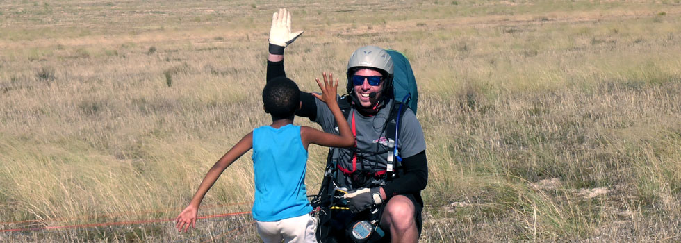 Paragliding Safari Zuid-Afrika Action Paragliding